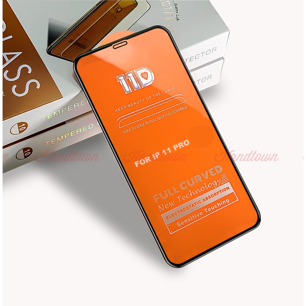 Kính Cường Lực 11D iPhone X/XS/ XR / XS MAX/11/11 Pro/11 Pro Max Full Màn Đen Full Keo