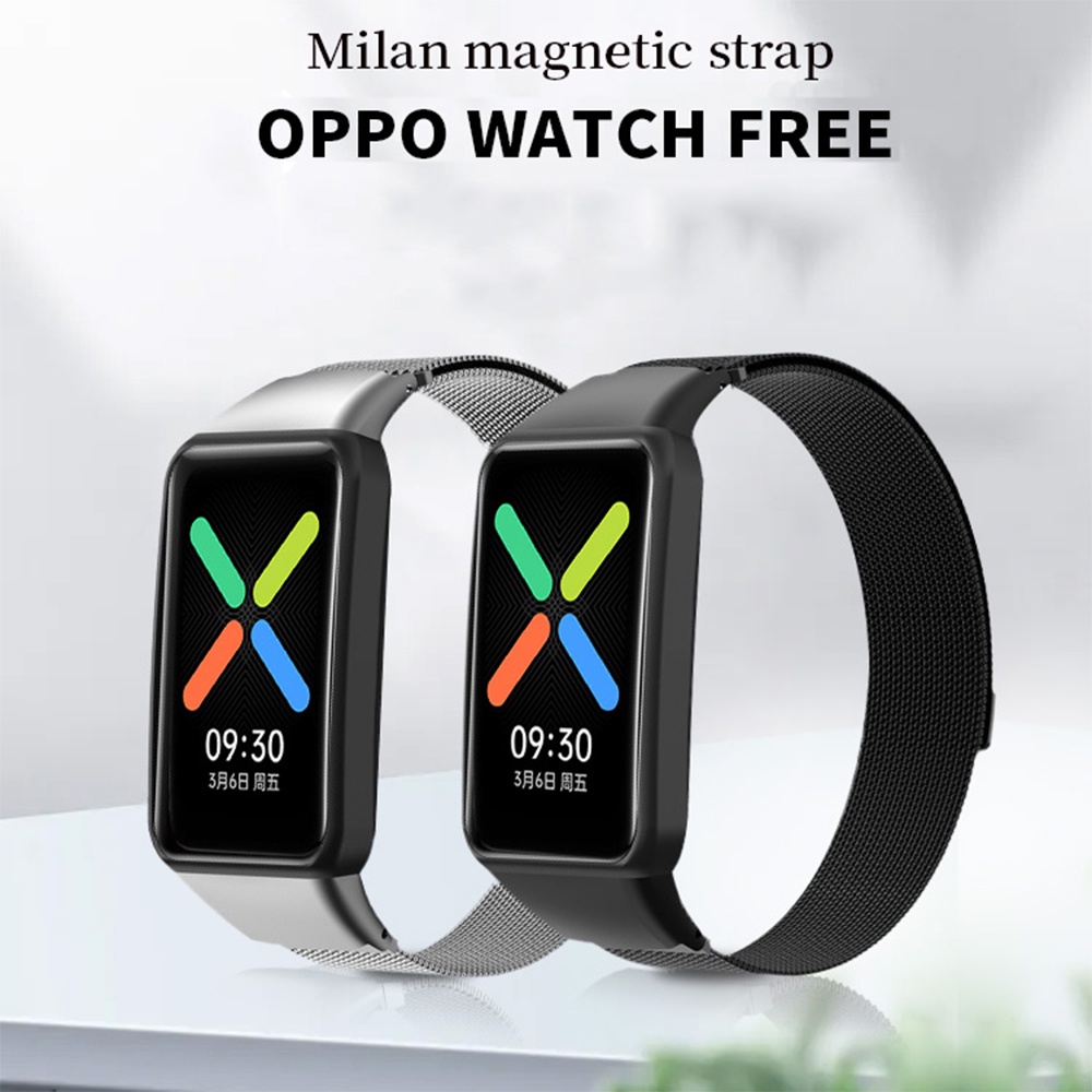 Dây Đeo Inox Khóa Nam Châm Cho Đồng Hồ Thông Minh OPPO