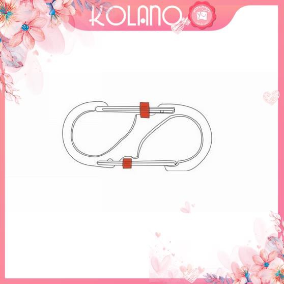 Móc khóa EDC KOLANO móc treo chìa khóa carabiner treo balo du lịch có chốt khoá xoay tiện dụng HK-001209