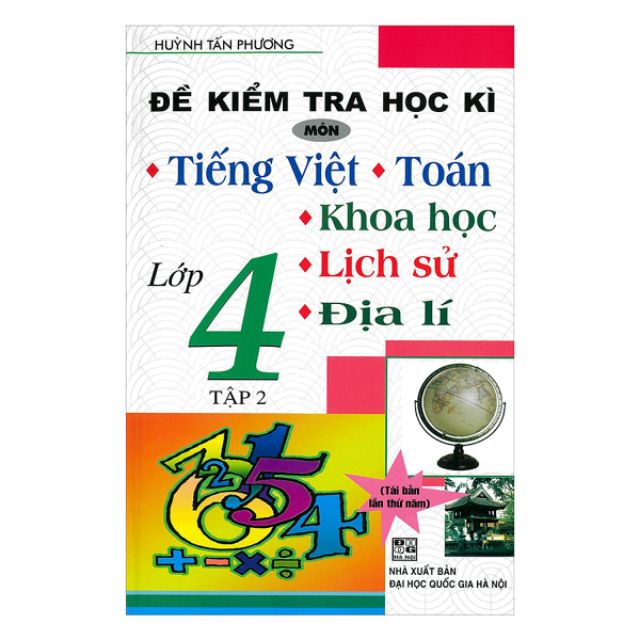 Sách - Đề Kiểm Tra Học Kì Tiếng Việt Toán Lớp 4 tập 2