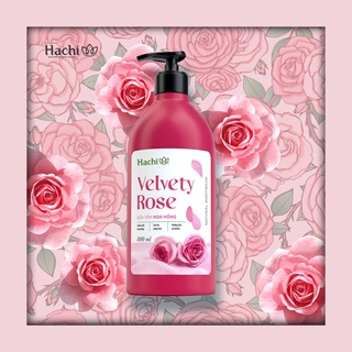 Sữa tắm chiết xuất Hoa hồng Velvety Rose - HACHI VIETNAM