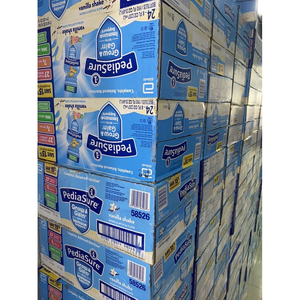 [ 33TANGBANVOUCHER99K] Sữa Nước Pediasure Grow &amp; Gain Hương Vani (Mẫu Mới) 237ml - Mỹ