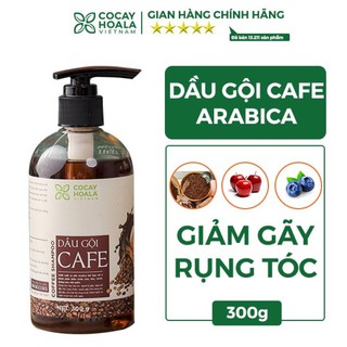 Dầu gội Cà phê hữu cơ COCAYHOALA chăm sóc toàn diện tóc (300g/chai)