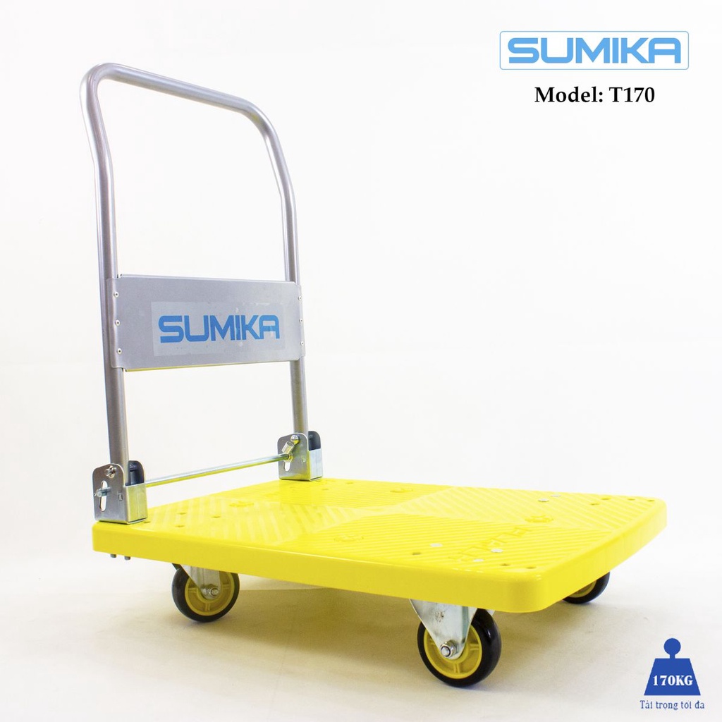 Xe Đẩy Hàng Tải Trọng 170kg Sumika T170 Sàn Xe Lớn Gấp Gọn