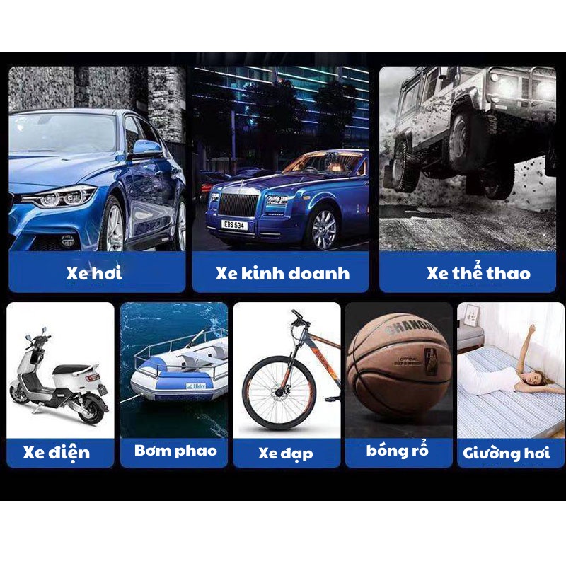 Bơm Ô Tô Bơm Điện Cho Xe Hơi Nhanh Chóng Tiện Lợi Bơm Nhanh Thiết Kế Mới Nhất Nhỏ Gọn titan.st