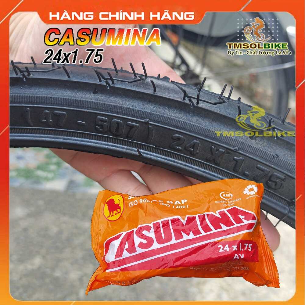 Vỏ Xe Đạp 24x1.75 Lốp Xe Đạp 24x1.75 (47 - 507) Săm Ruột Xe Đạp 24x1.75 - Hàng Chính Hãng