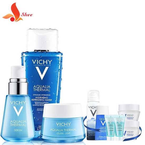 [Chính Hãng] Kem dưỡng ẩm 48h Vichy Aqualia Thermal Rehydrating Cream-Light 50ml - Shee Shop