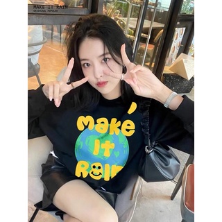 Áo sweater lót lông Make it rain( order taobao)