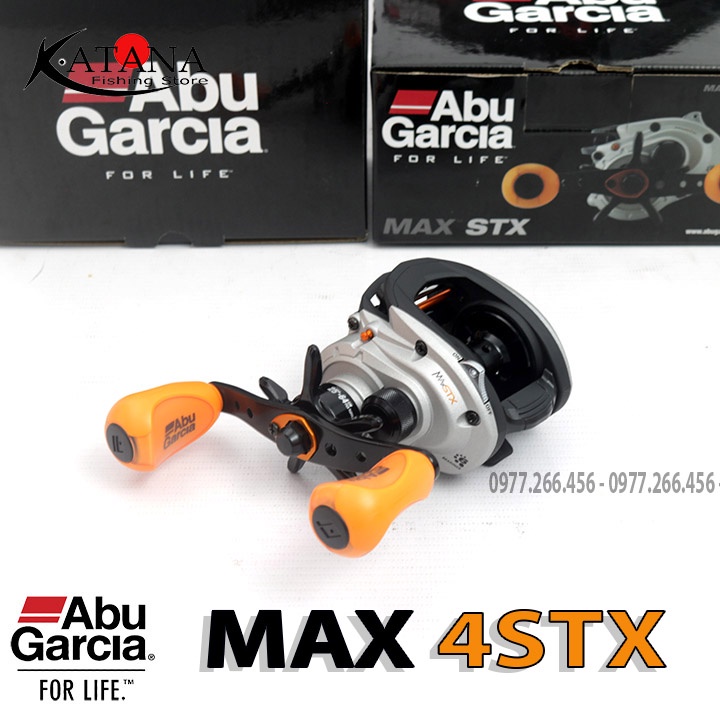 Máy câu ngang Abu Garcia Max 4X - Max 4STX - máy câu lure chất lượng