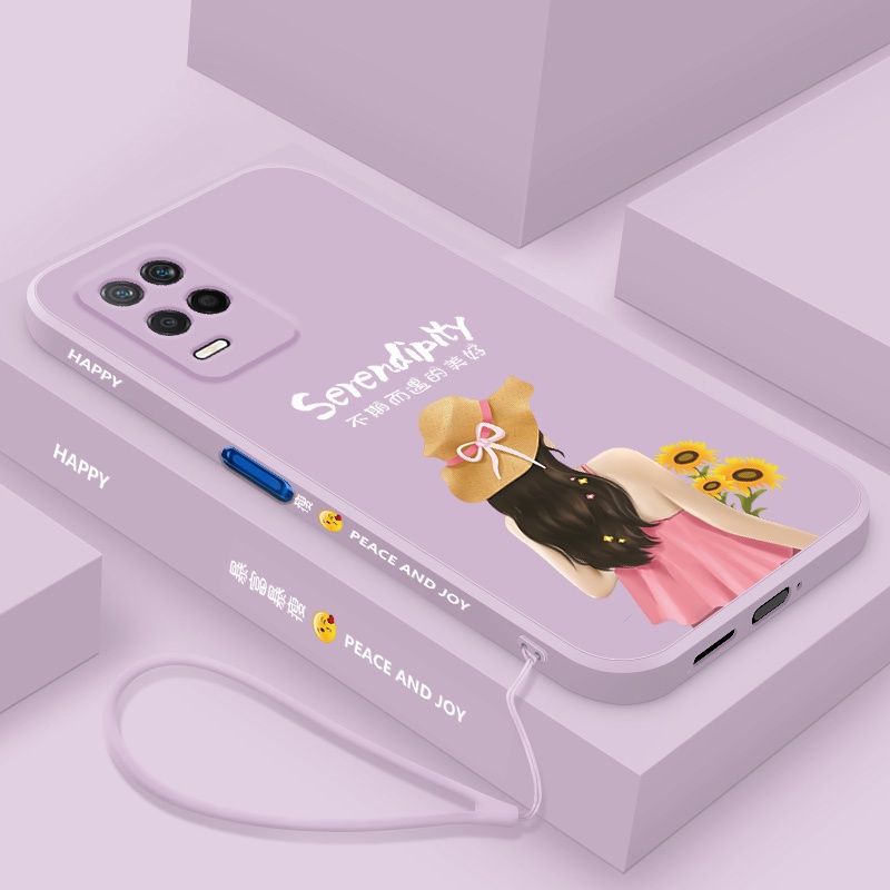 Ốp Điện Thoại TPU Họa Tiết Hoa Hướng Dương Cho realme 5 5S 5i C3 6i realme 5 PRO realme 6 PRO realme 6 realme 8 5G realme 8 5G