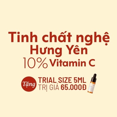 Tinh chất nghệ Hưng Yên (serum) 10% vitamin C sáng da chuyên sâu , mờ vết thâm Cocoon 5ml