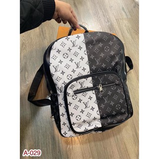 Balo nam nữ lv học sinh da pu cap cấp chống nước hàng bảo hành 6t.