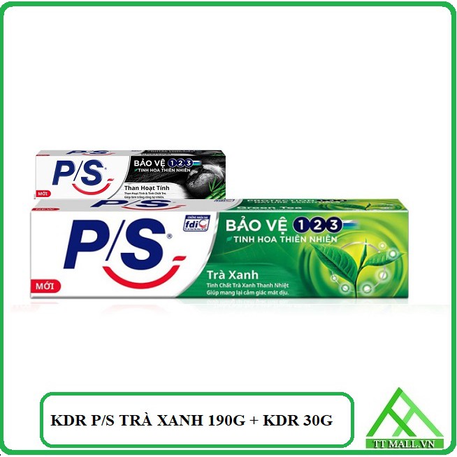 Kem Đánh Răng P/S Bảo Vệ 123 Trà Xanh 190g