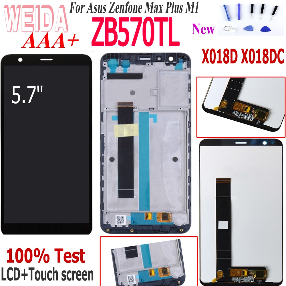 Màn Hình Lcd Cảm Ứng Thay Thế Cho Asus Zenfone Max Plus M1 Zb570Tl X018D X018Dc Zb570Tl Lcd