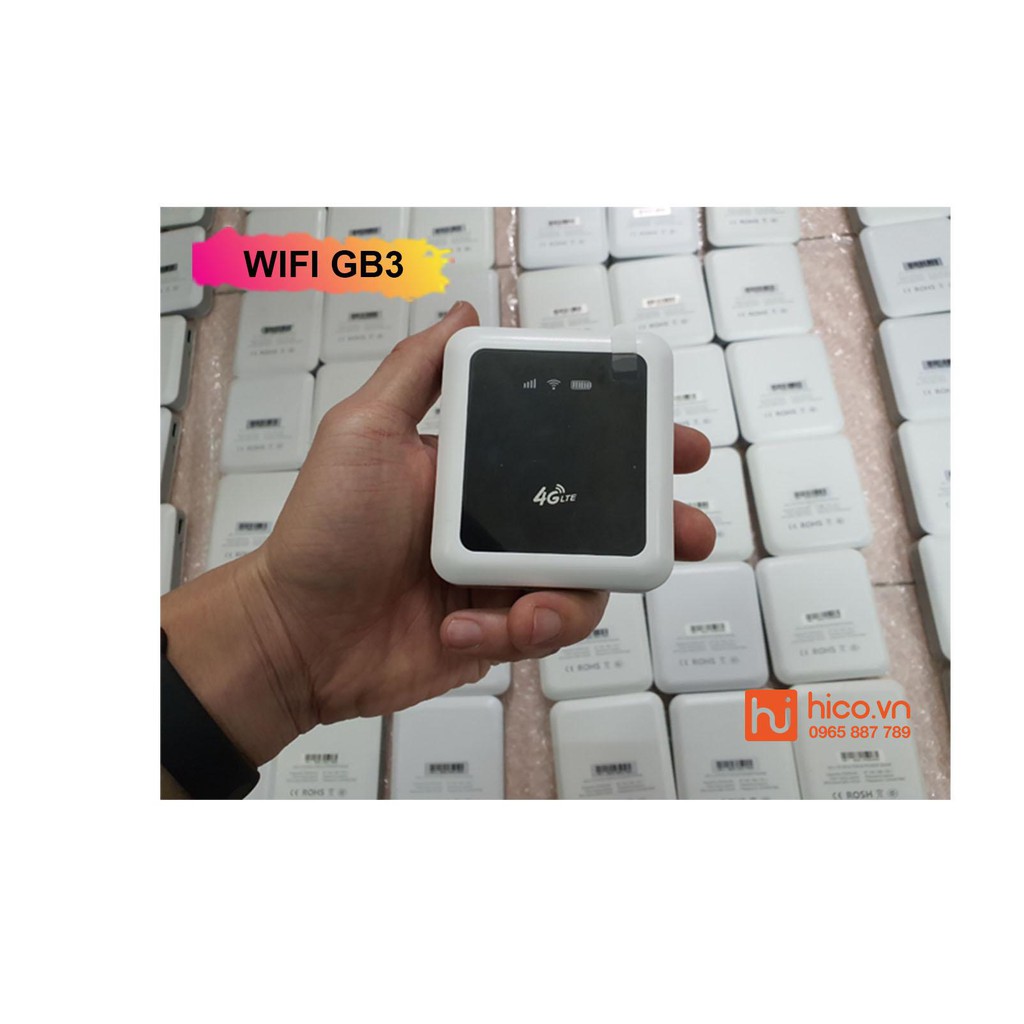 XẢ KHO BỘ PHÁT WIFI TỪ SIM 3G 4G LTE SMART WIFI GB3 150MB PIN 5200MAH DÙNG 18 GIỜ KIÊM SẠC DỰ PHÒNG + QUÀ TẶNG HẤP DẪN