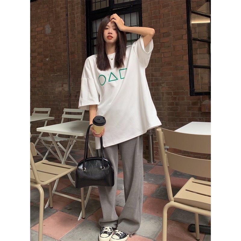 Áo phông hình vuông tròn tam giác TT11