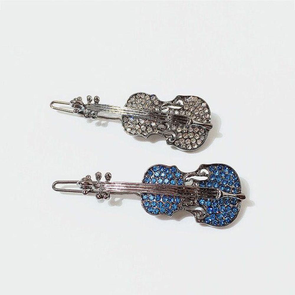 Kẹp Tóc Mái Bằng Kim Loại Hình Đàn Violin Dễ Thương