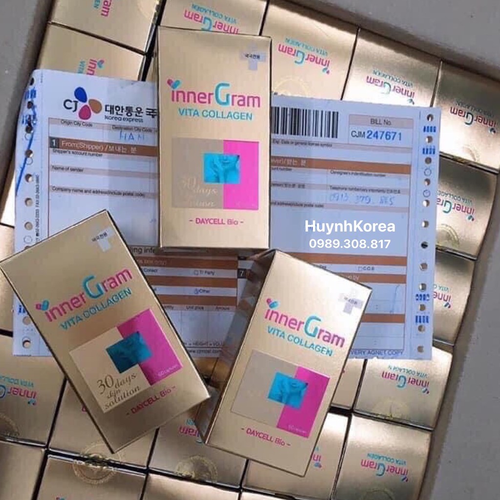 Bộ dưỡng da căng bóng Inner Gram xách tay Hàn Quốc