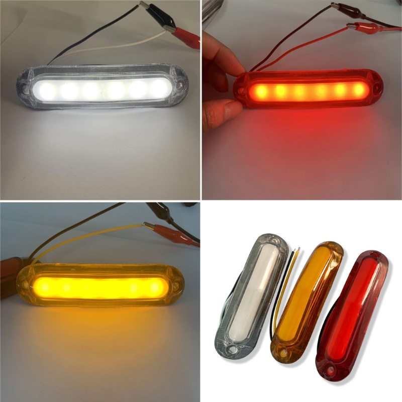 Set 2 đèn xi nhan 6 LED gắn đuôi xe tải/xe hơi chất lượng cao