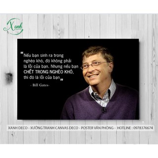 Tranh canvas vĩ nhân 12 tặng đinh treo tranh