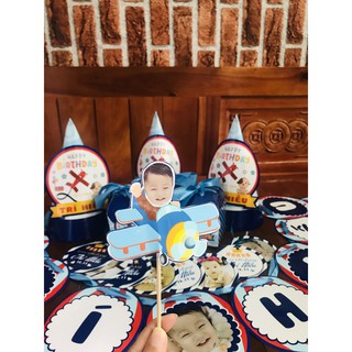 Topper cắm bánh chibi
