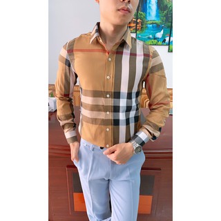 ÁO SƠ MI NAM KẺ BBR CAO CẤP