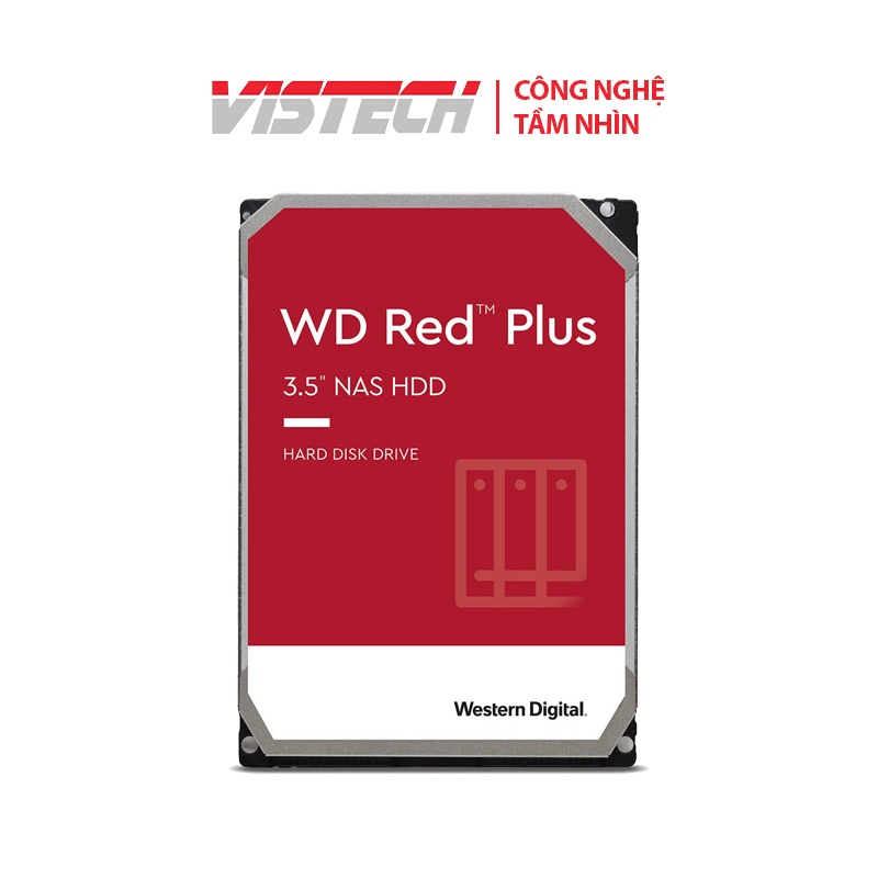 Ổ cứng chuyên dụng cho NAS HDD Wertern Digital Red Plus 3.5 inch