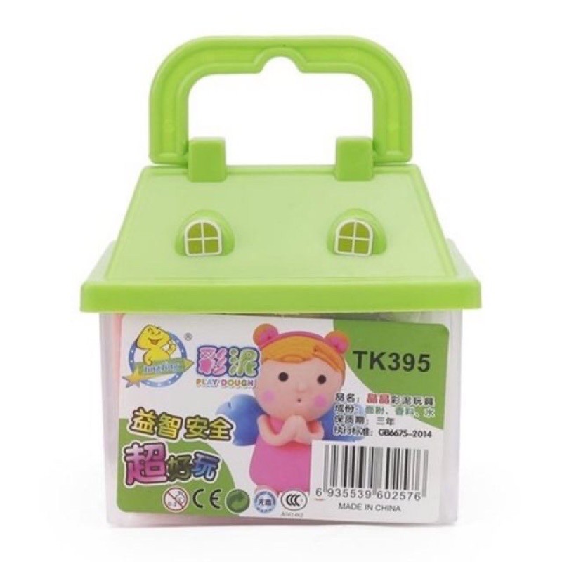 Đất nặn hình ngôi nhà 14 màu cho bé
