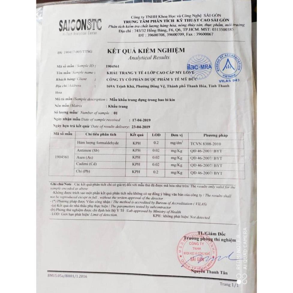 Khẩu trang y tế 4 lớp