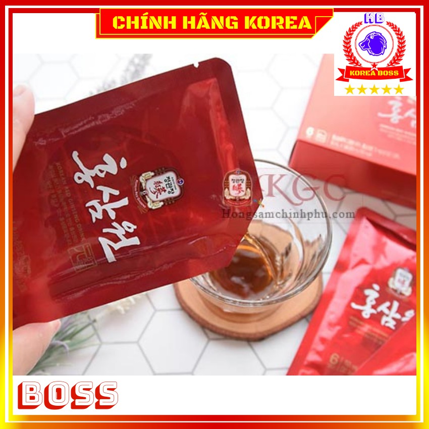 Nước hồng sâm chính phủ, nước sâm KGC thượng hạng hàn quốc hộp 30 gói, Korea Boss