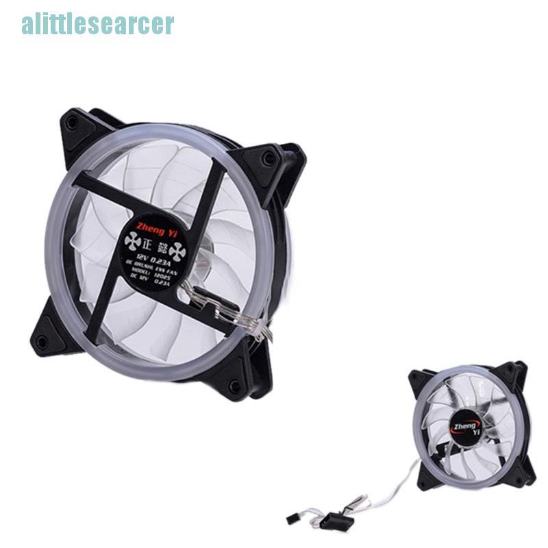 Quạt Tản Nhiệt Không Chổi Than Đèn LED RGB 12cm DC 12V Cho Máy Tính