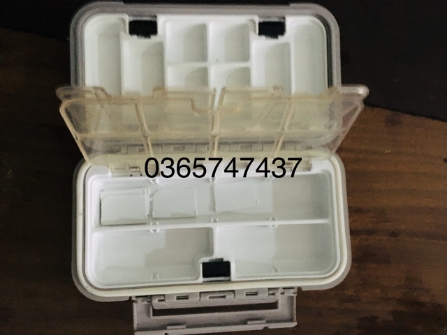 Hộp đựng mồi màu cafe cực chất