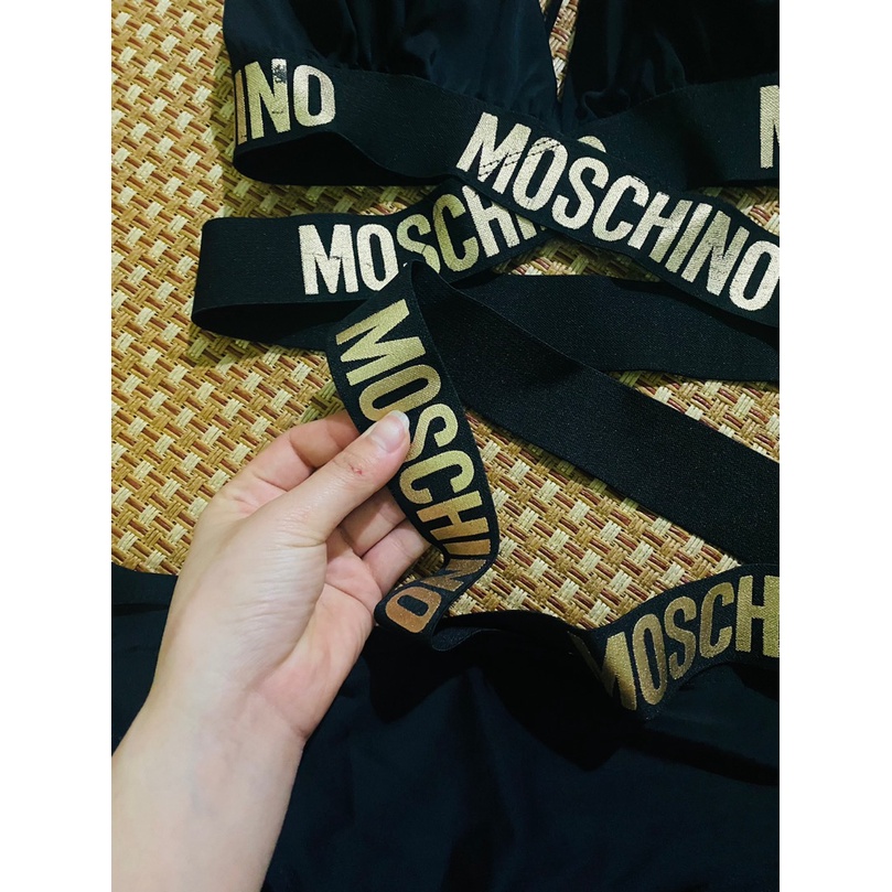 Bikini, Đồ Bơi Đi Biển Hai Mảnh Áo Moschino Chéo, Quần chéo tam giác BKN 42