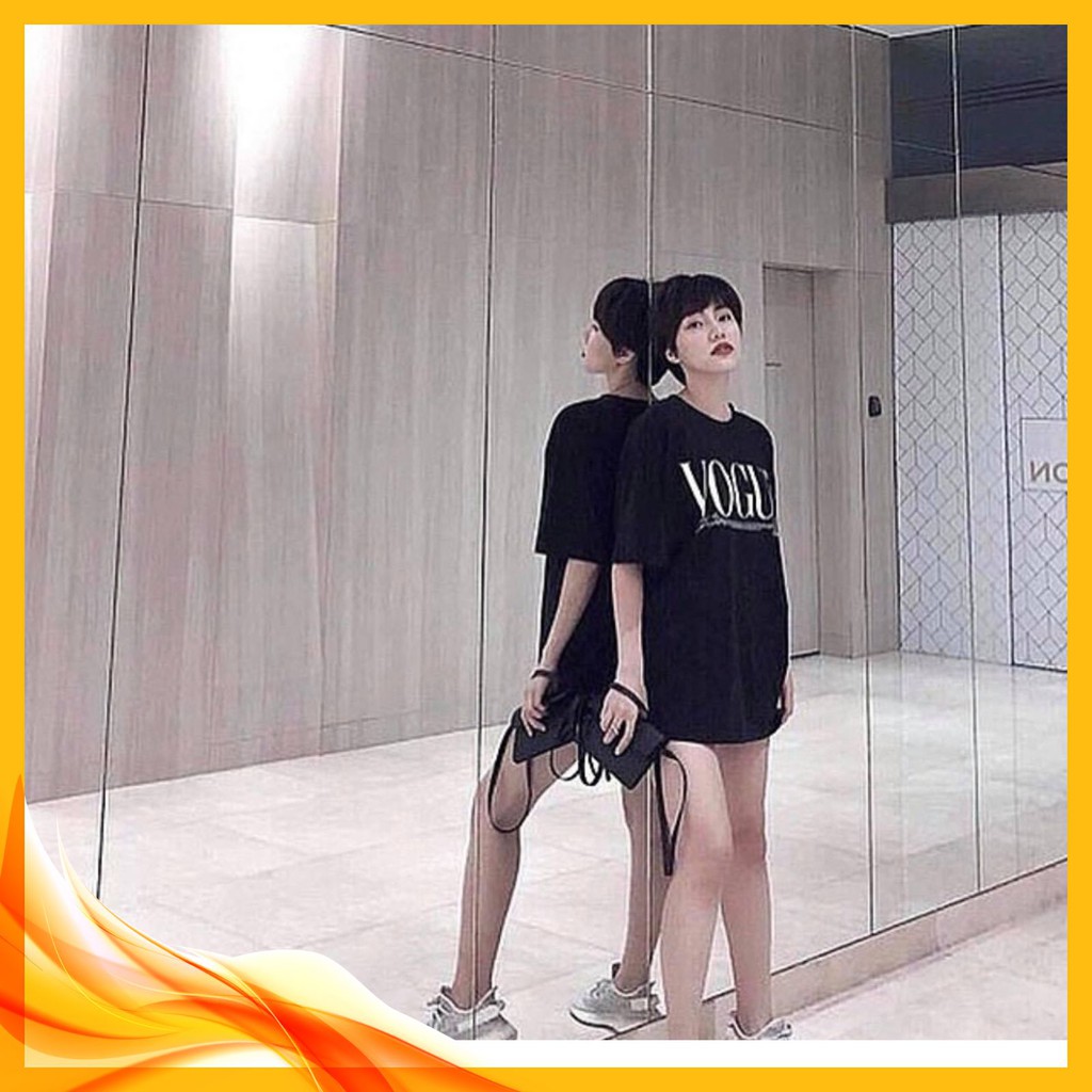 Áo Phông Unisex❤️Áo Thun VOGUE❤️Vải cotton-mềm mịn, dáng rộng thoáng mát-trẻ trung-cá tính form áo chuẩn hình Mã Ao01 | BigBuy360 - bigbuy360.vn
