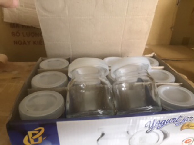Combo 12 hũ thủy tinh làm yogurt