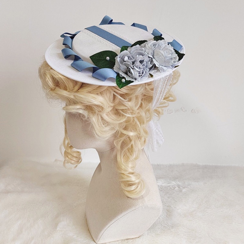 Mũ Rộng Vành Đính Hoa Thời Trang Hè Xinh Xắn Cho Nữ