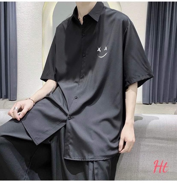 Áo sơ mi mặt XX ngắn tay HT12