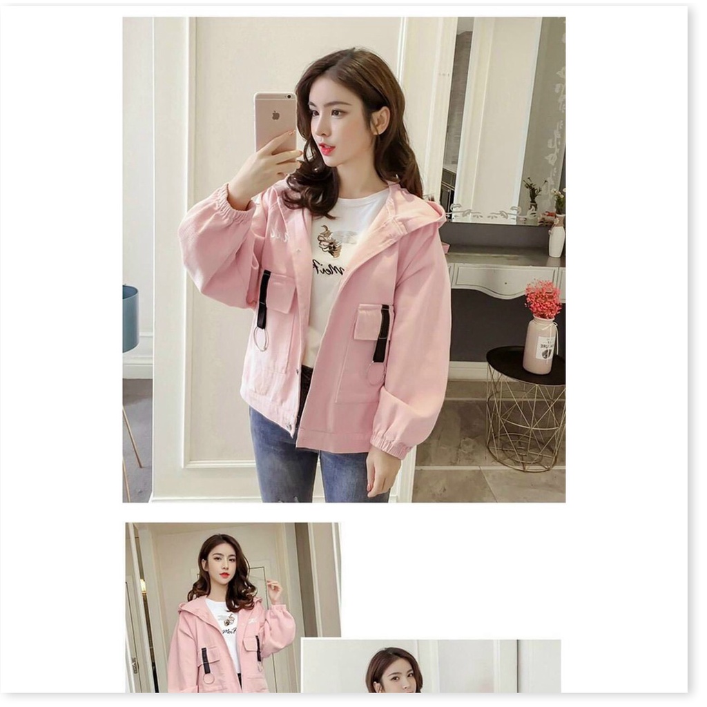 Áo khoác kaki nữ xịn xò siêu duyên dáng cho các bạn trẻ KME FASHION