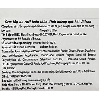 Tẩy Tế Bào Chết Quế hồi Coffee