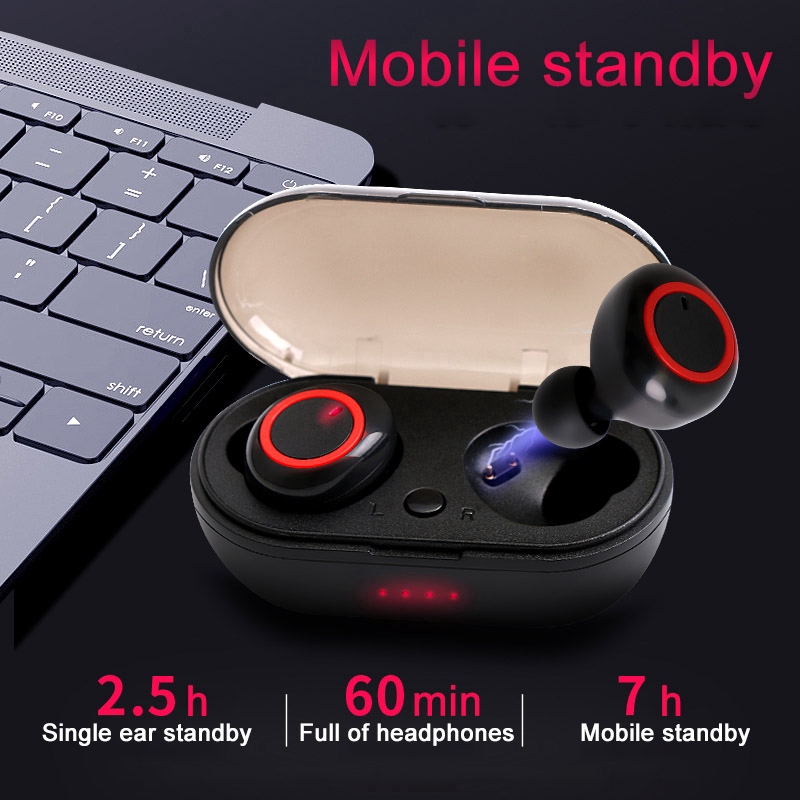 Tai nghe nhét tai không dây W12 kết nối Bluetooth 5.0 có mic chất lượng cao