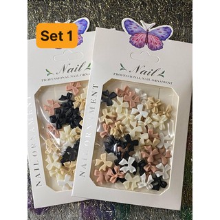 Charm Nail , charm nơ gắn móng cao cấp