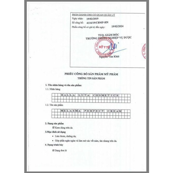 Combo Cao Nám Balla Luta 10g và Jiuhe Chính Hãng