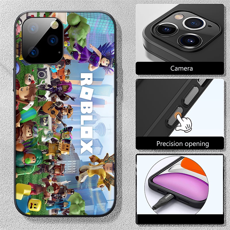 Ốp Điện Thoại Hình Roblox Cho iPhone 5 5S 6 6S 7 8 11 Pro Max Plus SE XR AE60