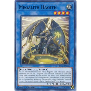 Thẻ bài Yugioh - TCG - Megalith Hagith / IGAS-EN036'