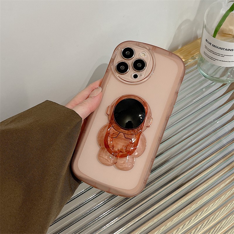 Ốp Điện Thoại Silicone Trong Suốt In Hình Phi Hành Gia Cho Vivo Y20 Y20S Y12S Y21 Y21T Y21S Y21A Y33S Y33T Y12 Y17 Y15