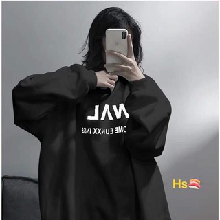 [Sói Xám] [Free ship 50k] ❤️❤️❤️- Áo nỉ WAL bo tay HSU1 -Vải xịn