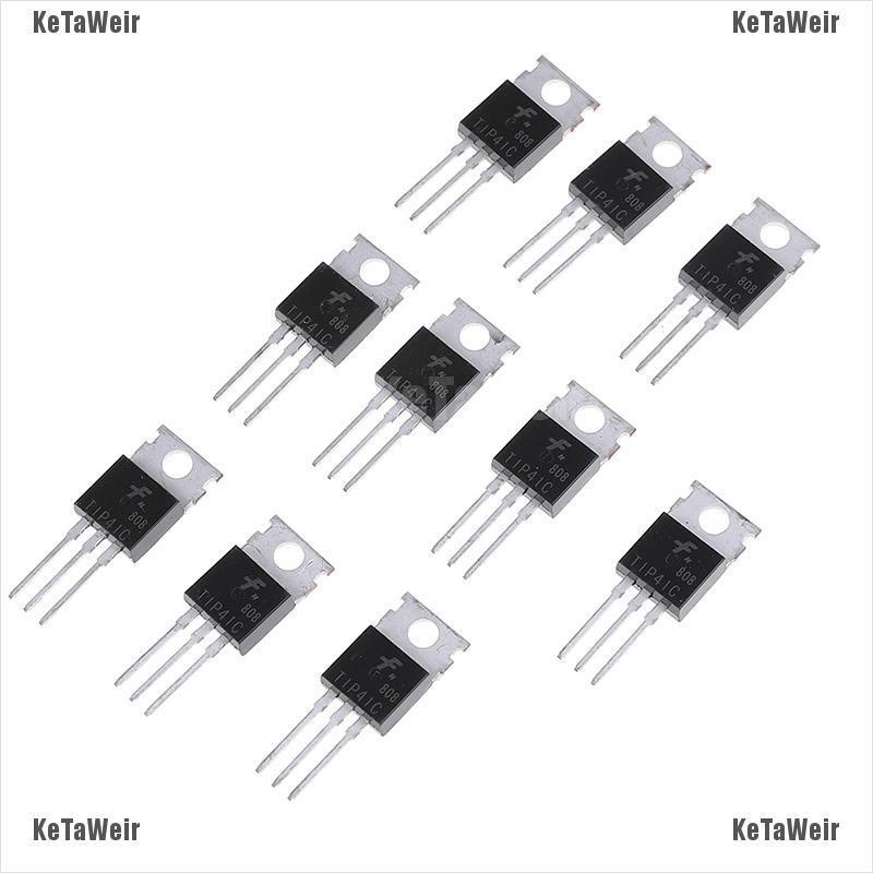 Bộ 10 Linh Kiện Bán Dẫn Ketaweir Tip41C Tip41 Npn Transistor To-220 Chất Lượng Cao