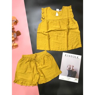 Đồ bộ đùi vải xô thái mặc nhà mịn mát