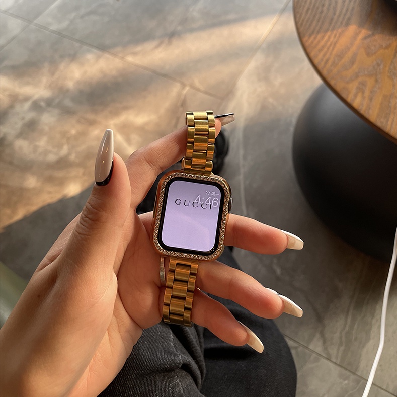 Dây Đeo Inox Cho Đồng Hồ Thông Minh iWatch Series 7 6 SE 5 45mm 41mm iWatch 4 3 2 1 44mm 40mm