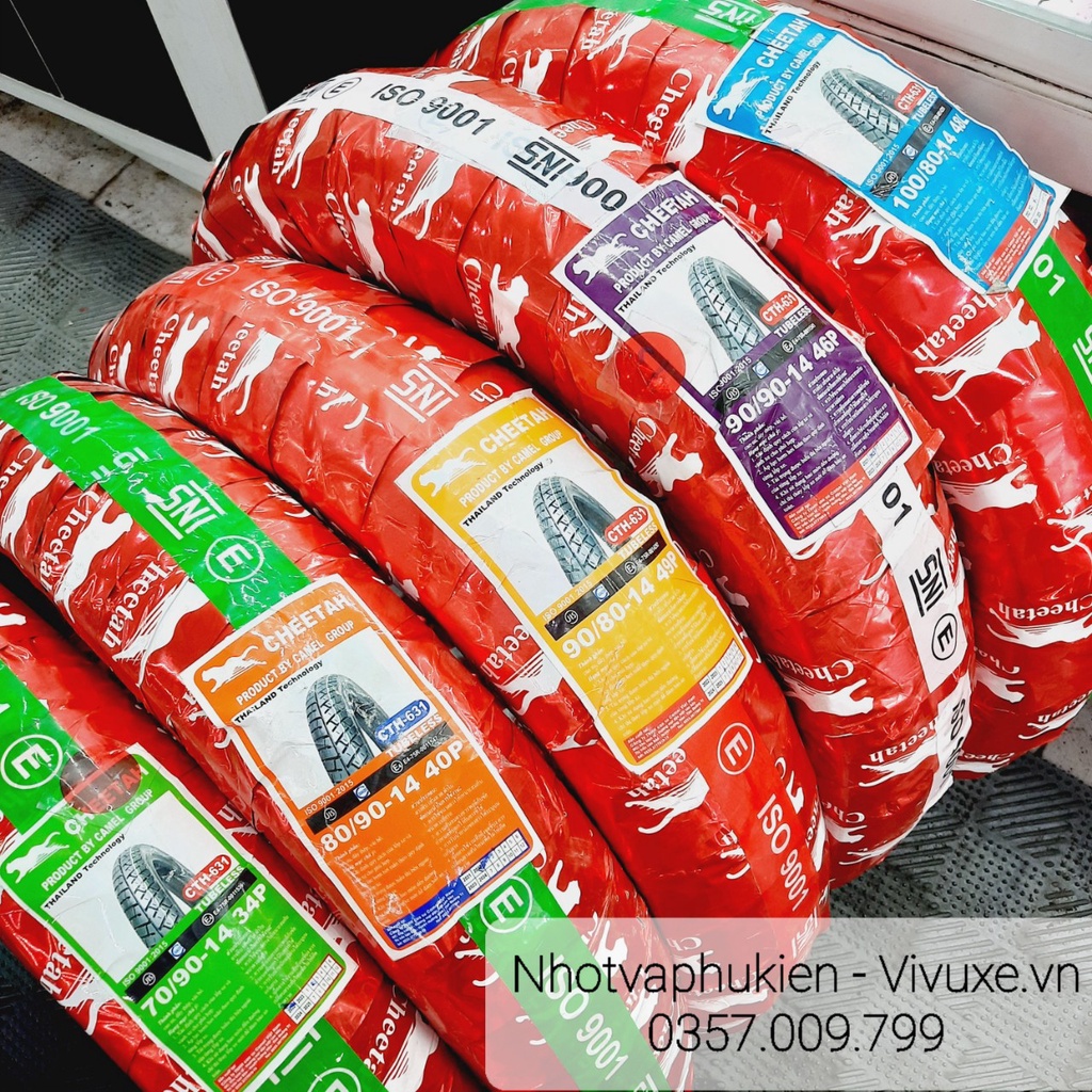 [ Vỏ xe tay ga ] Vỏ Camel cheetah Gai Michelin city grip pro 80/90-14, 90/90-14 cho  Airblade, VARIO, vision ,...